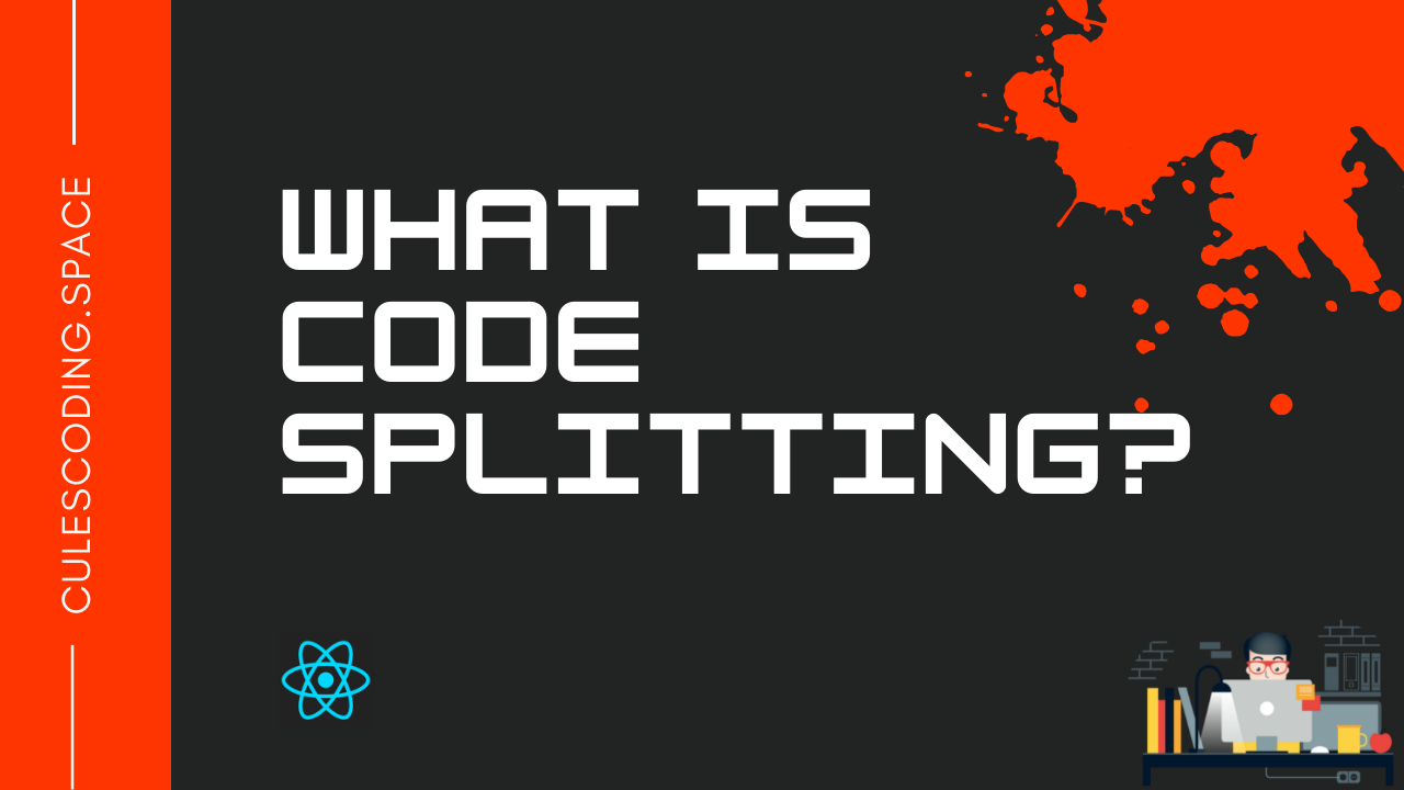 Code splitting is the splitting of code into various bundles or components which can then be loaded on demand or in parallel.